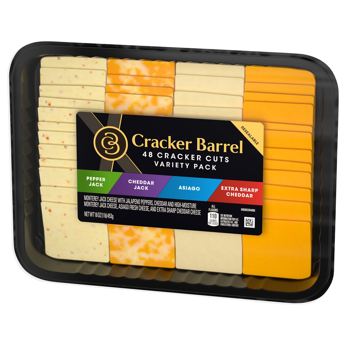 slide 10 of 13, Cracker Barrel Kraft Cracker Barrel Cracker Cuts, 48 ct