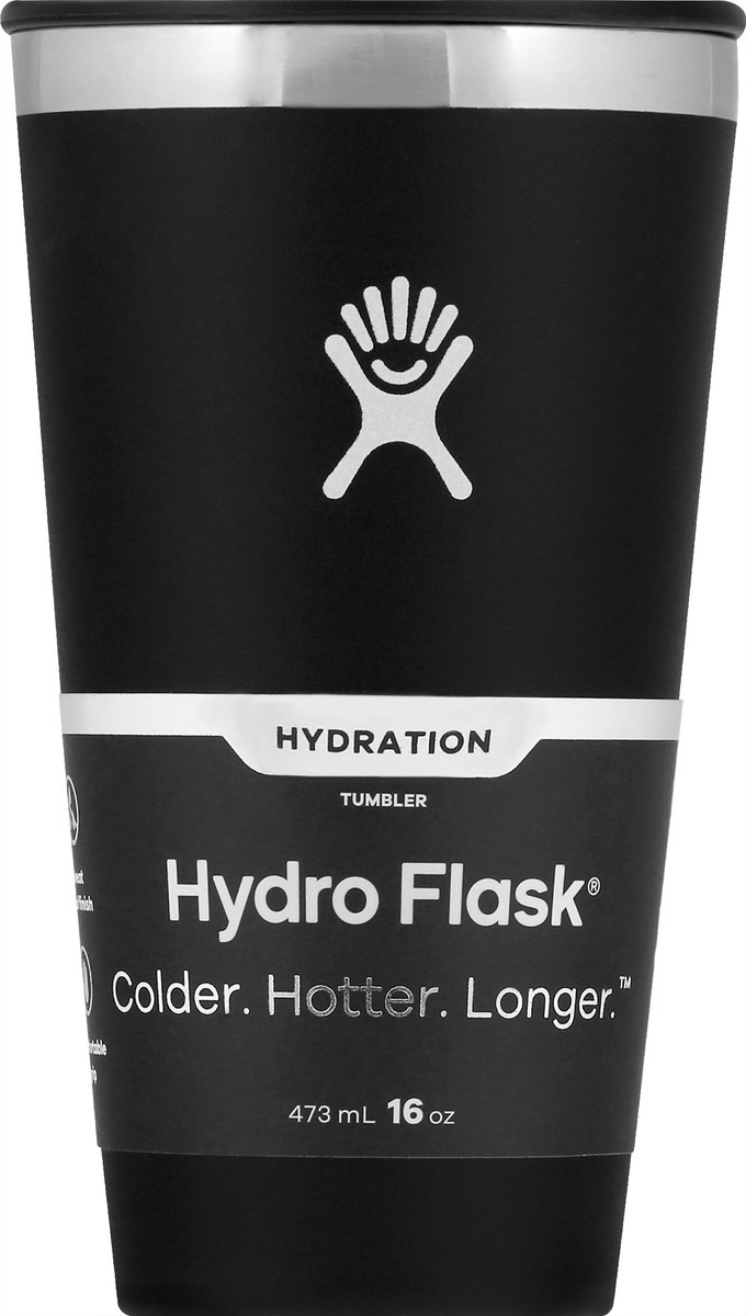 slide 2 of 11, Hydro Flask 16 Ounce Black Hydration Tumbler 1 ea, 1 ea