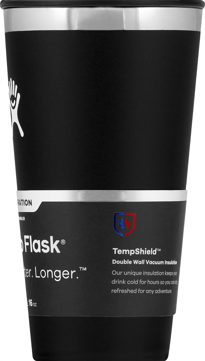 slide 6 of 11, Hydro Flask 16 Ounce Black Hydration Tumbler 1 ea, 1 ea