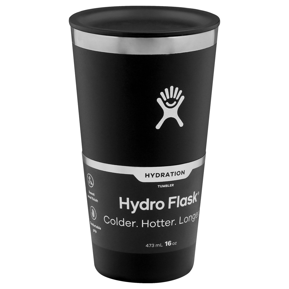 slide 8 of 11, Hydro Flask 16 Ounce Black Hydration Tumbler 1 ea, 1 ea