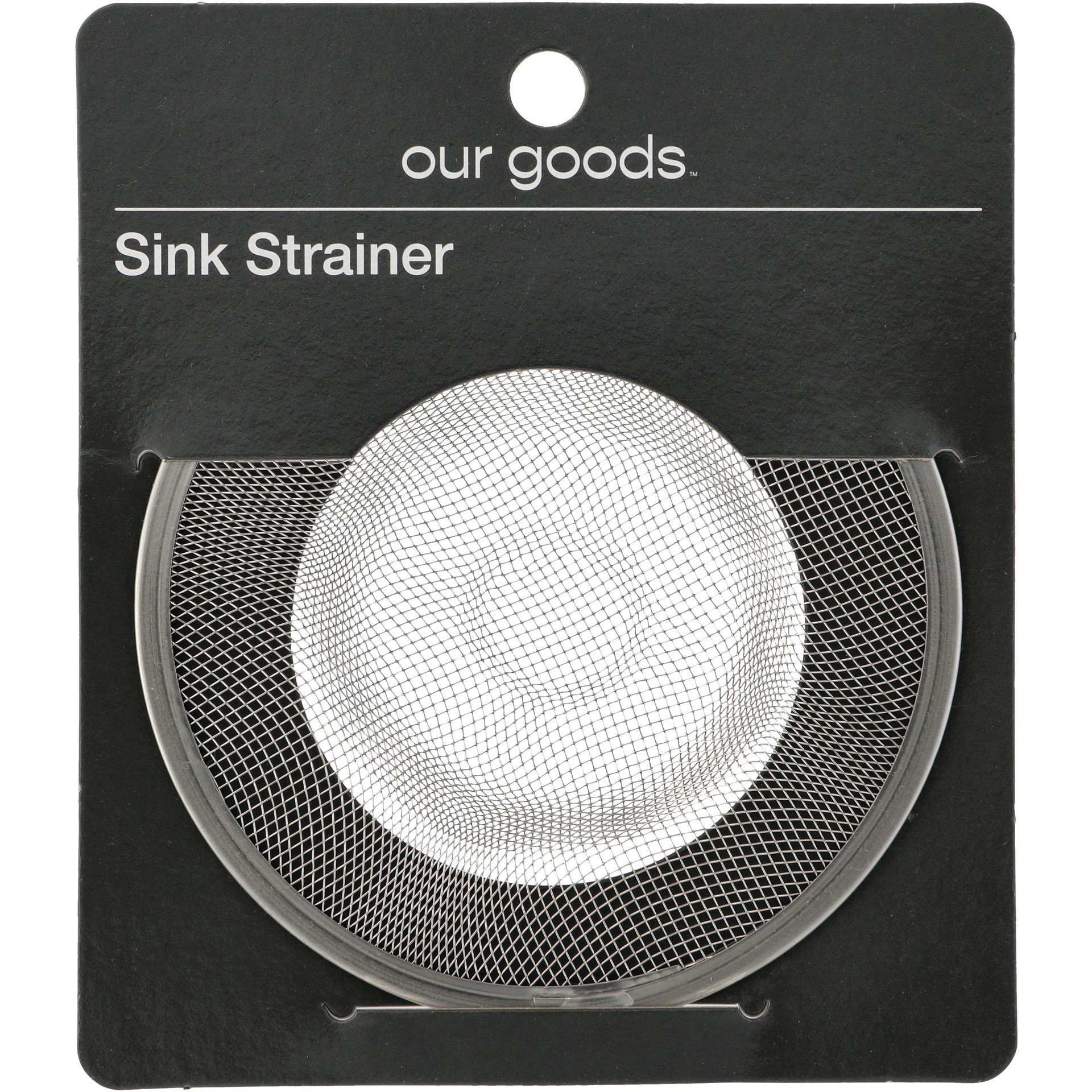 slide 1 of 1, our goods Stainless Steel Sink Strainer, 1 ct