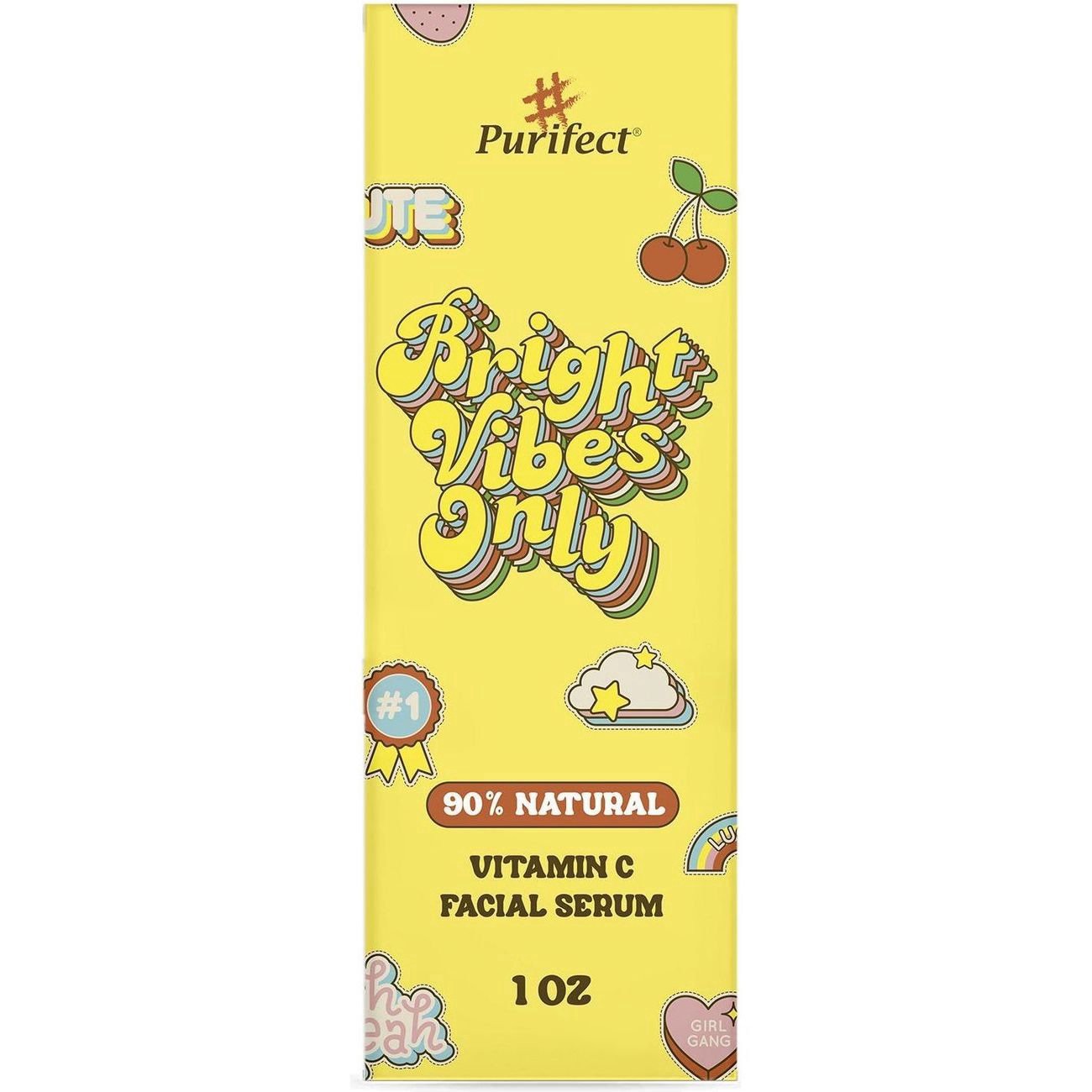 slide 1 of 1, Purifect Bright Vibes Only Natural Vitamin C Facial Serum, 1 oz
