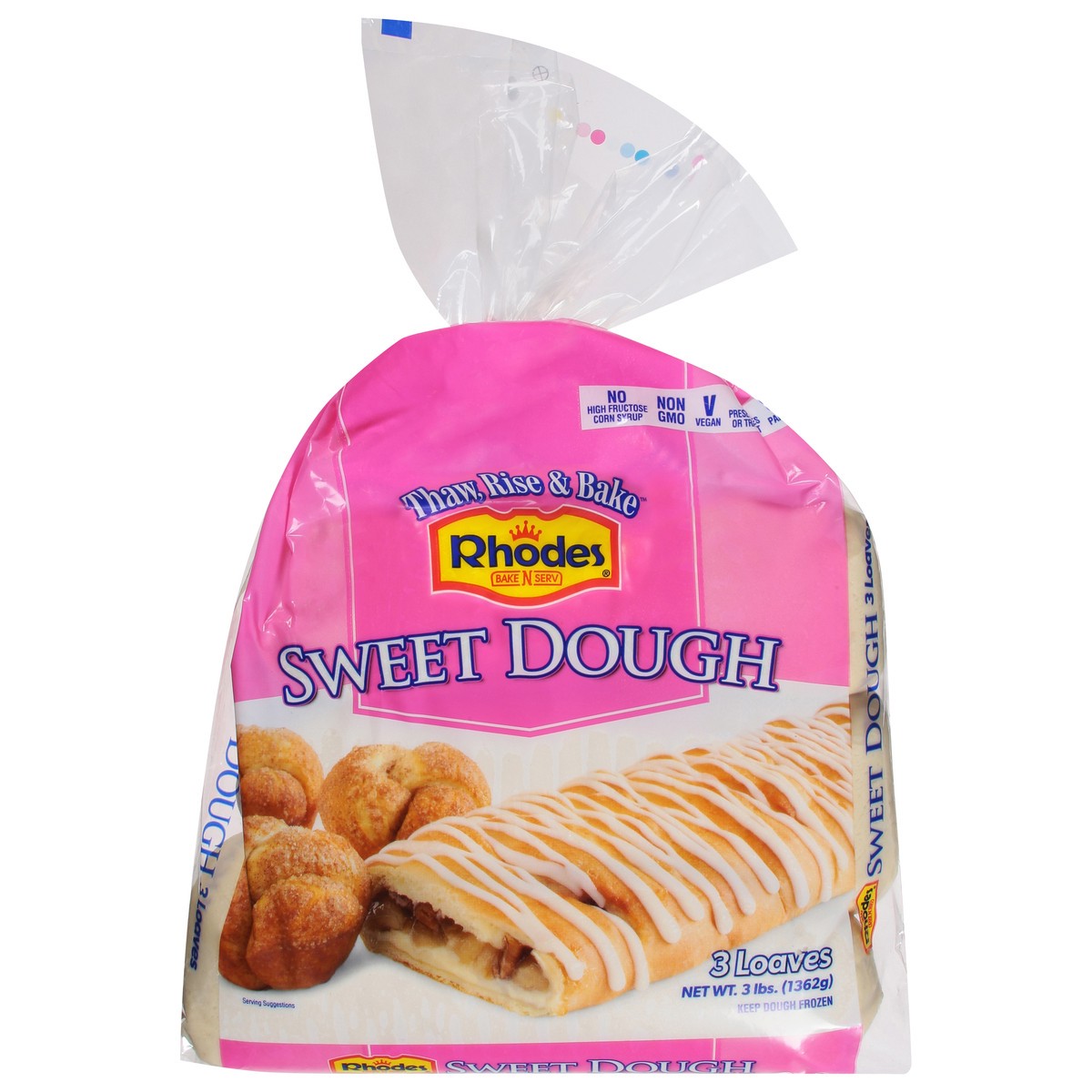 Rhodes BakeNServ Rhodes Sweet Dough 3 ct Shipt