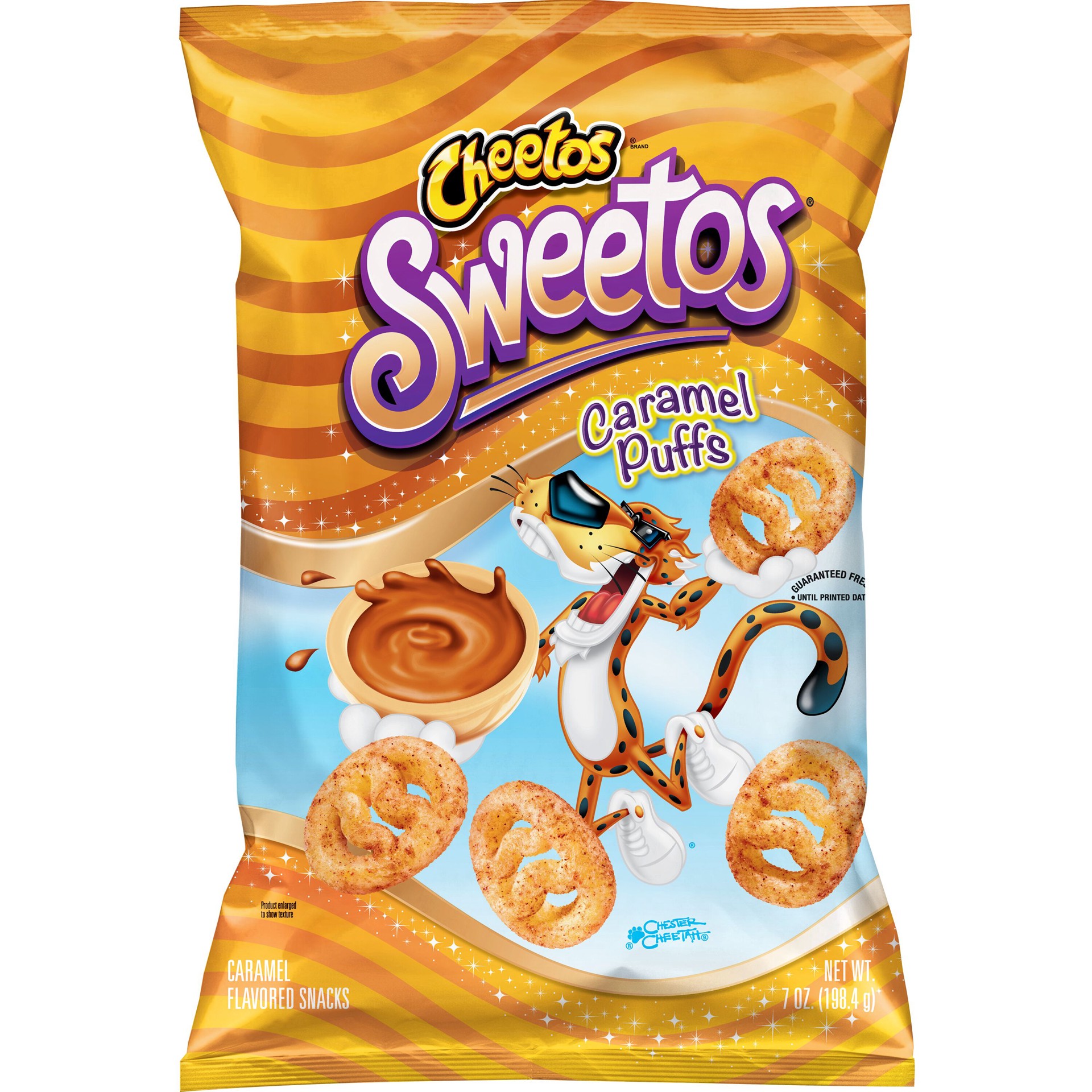 slide 1 of 5, Cheetos Sweetos Caramel Puffs, 7 oz