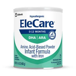 EleCare Hypoallergenic Formula Amino Acid-based Infant Formula Powder 1-14.1 oz Can