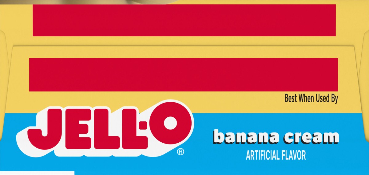 slide 5 of 9, Jell-O Banana Cream Artificially Flavored Zero Sugar Instant Reduced Calorie Pudding & Pie Filling Mix, 0.9 oz Box, 0.9 oz