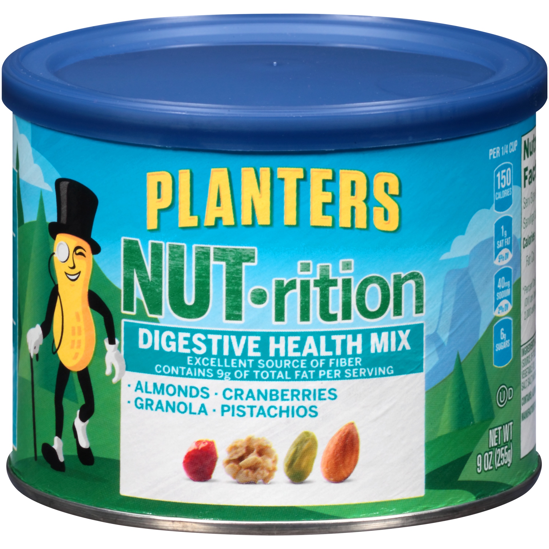 slide 1 of 4, Planters NUT-rition Digestive Health Mixed Nuts, 9 oz