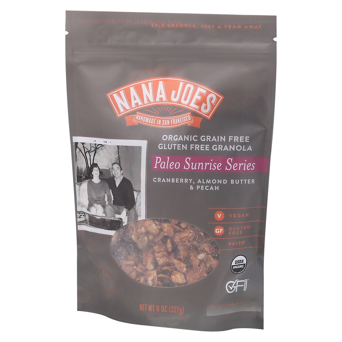 slide 6 of 13, Nana Joes Paleo Sunrise Series Cranberry, Almond Butter & Pecan Granola 8 oz, 