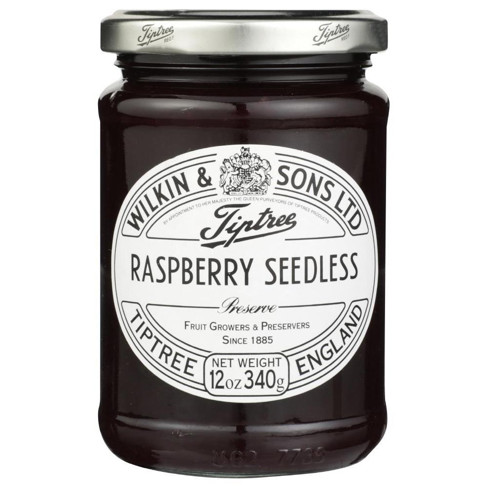 slide 1 of 1, Wilkin & Sons Ltd. Seedless Raspberry Preserves, 12 oz