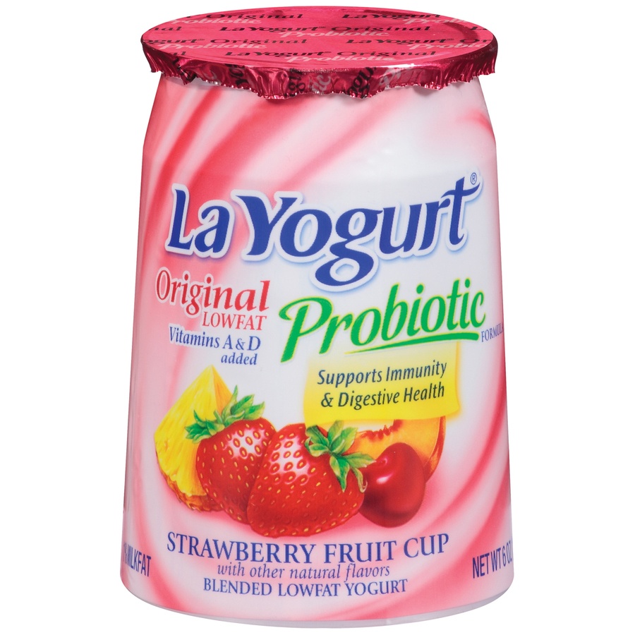 slide 1 of 1, La Yogurt Strawberry Fruit Cup, 6 oz