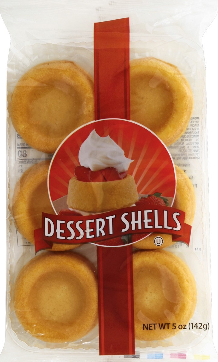 slide 1 of 4, Specialty Bakers Dessert Shells 5 oz, 5 oz