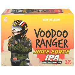 Voodoo Ranger Juice Force Hazy Imperial IPA Beer, 12 Pack, 12 fl oz Cans