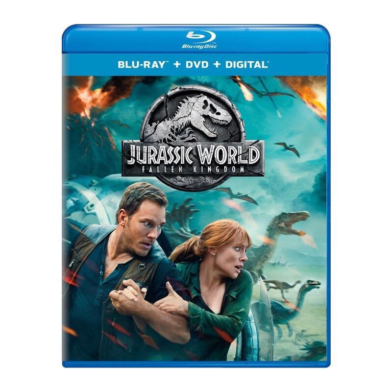 slide 1 of 1, Universal Home Video Jurassic World: Fallen Kingdom (Blu-ray + DVD + Digital), 1 ct