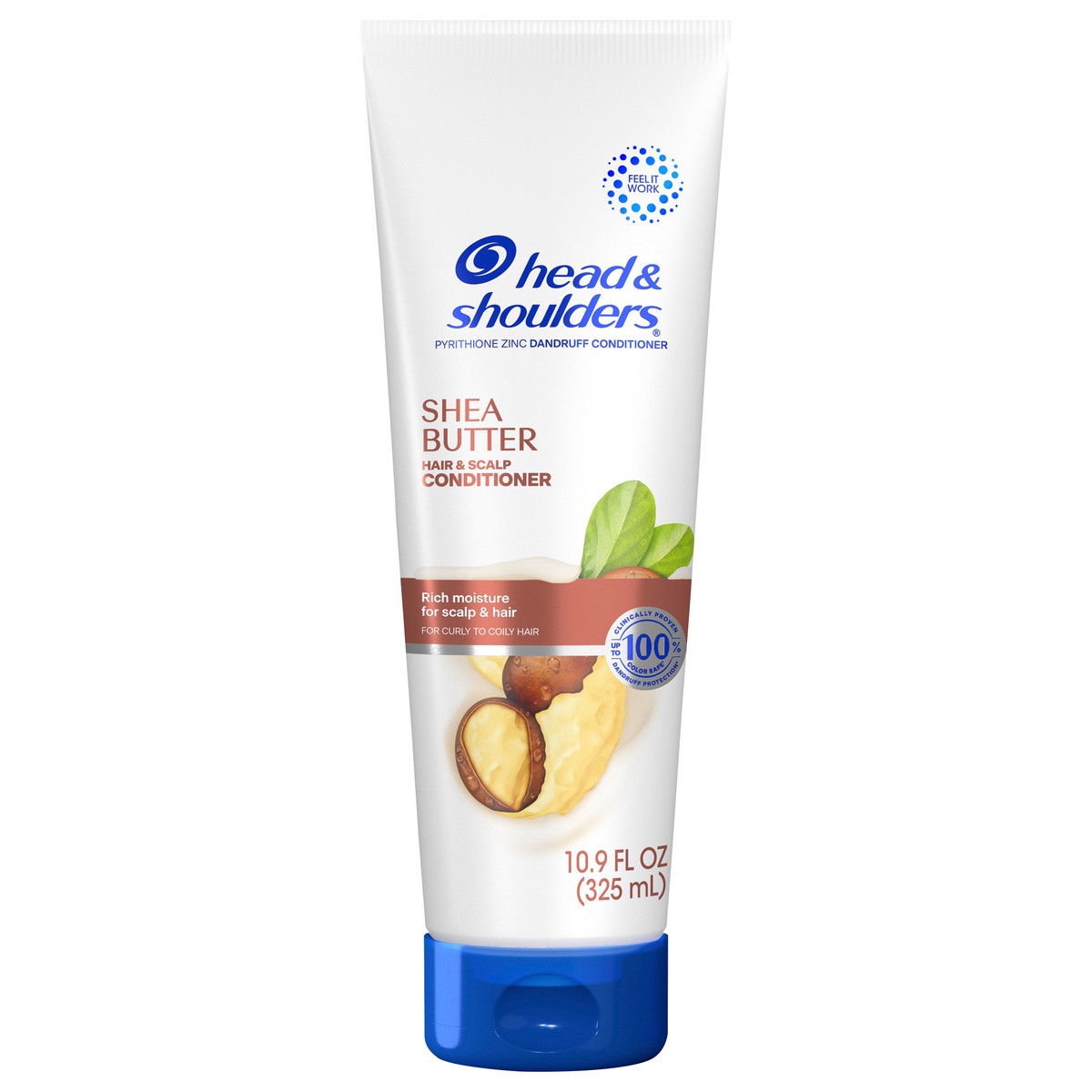 slide 1 of 3, Head & Shoulders Dandruff Conditioner, Anti-Dandruff Treatment, Shea Butter for Daily Use, Paraben Free, 10.9 oz, 10.9 fl oz