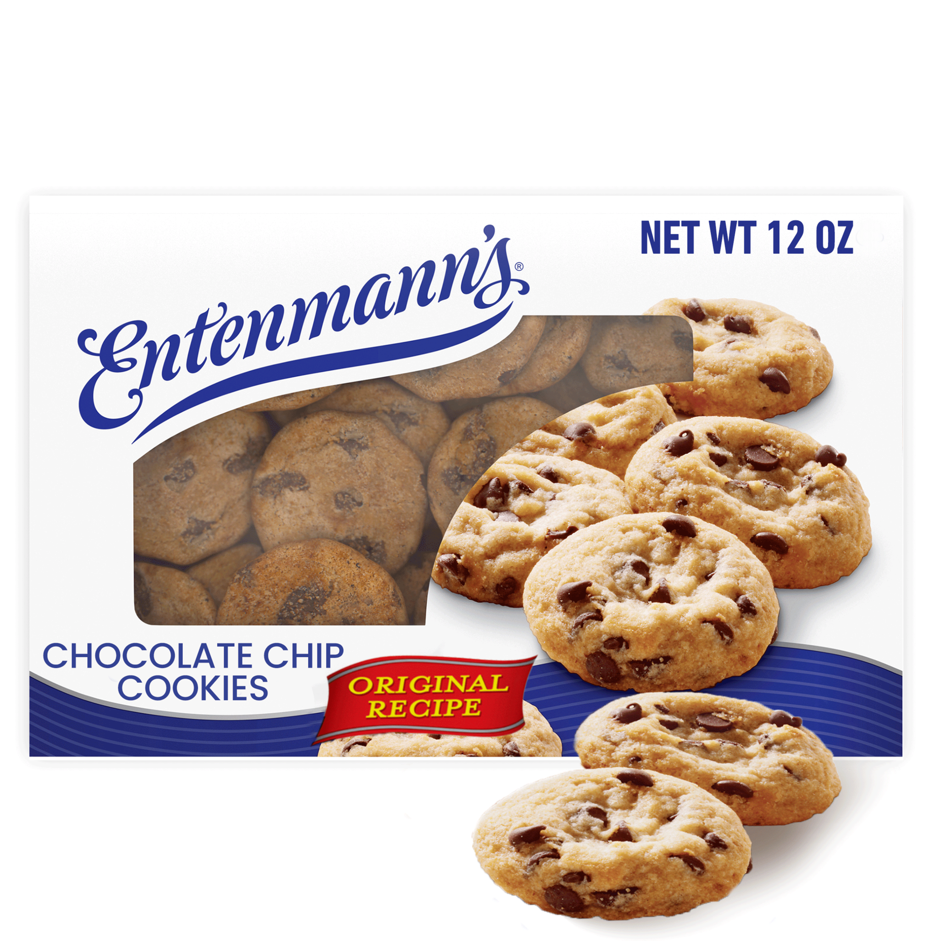 slide 1 of 3, Entenmann's Chocolate Chip Cookies, 12 oz, count, Soft Cookies, Box, 12 oz