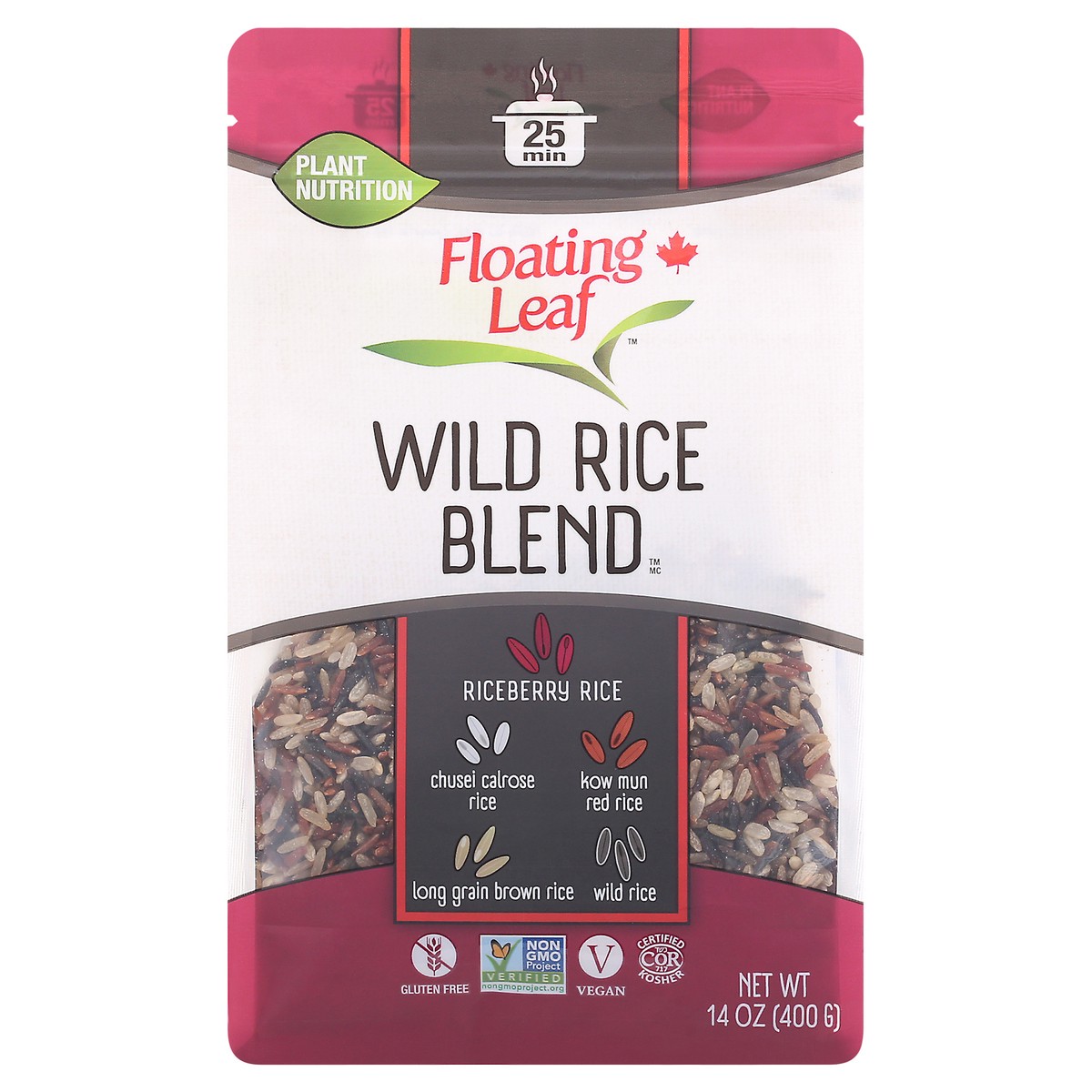 slide 6 of 11, Floating Leaf Wild Rice Blend 14 oz Pouch, 14 oz