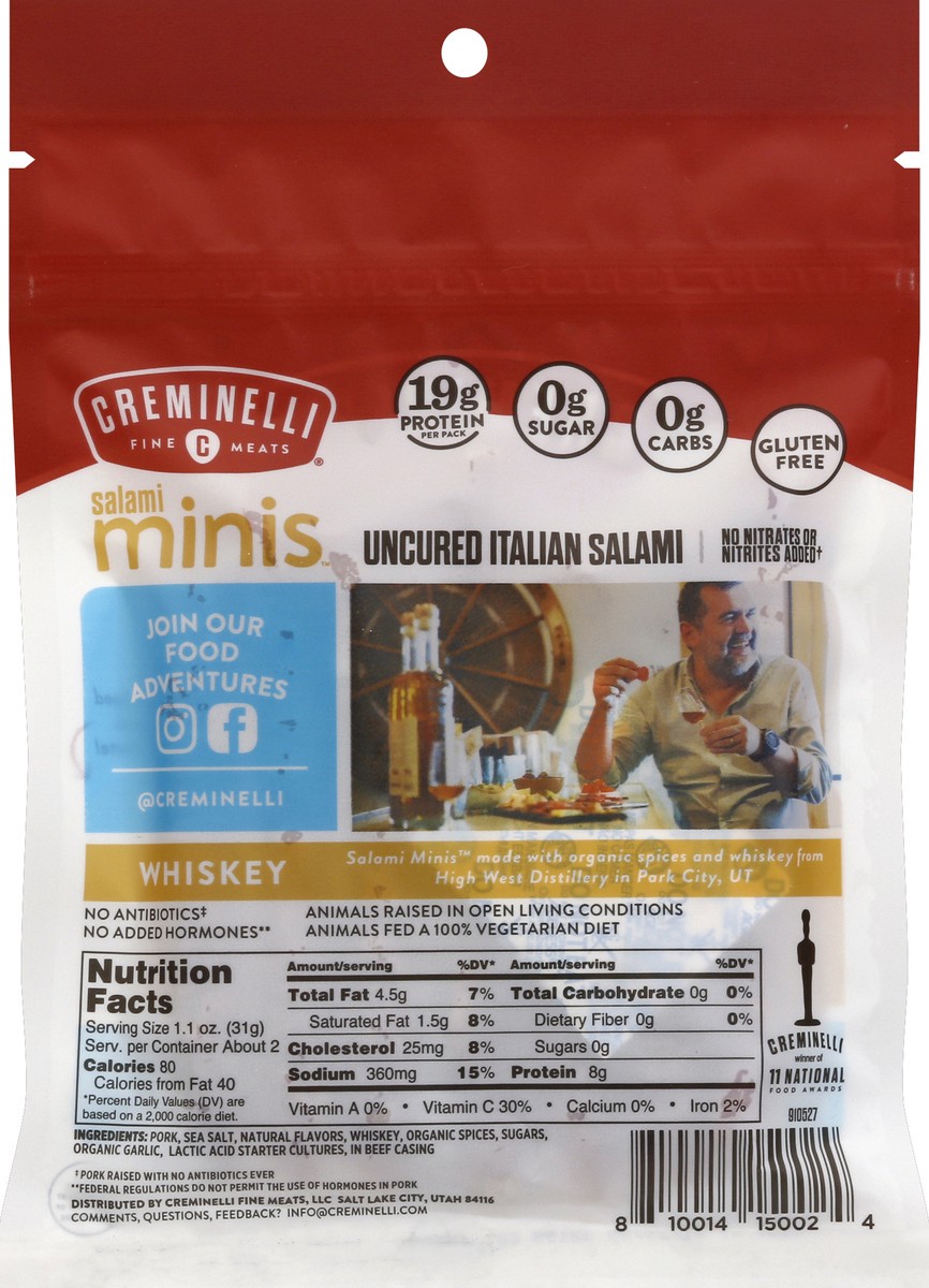 slide 8 of 8, Creminelli Italian Salami 2.6 oz, 2.6 oz