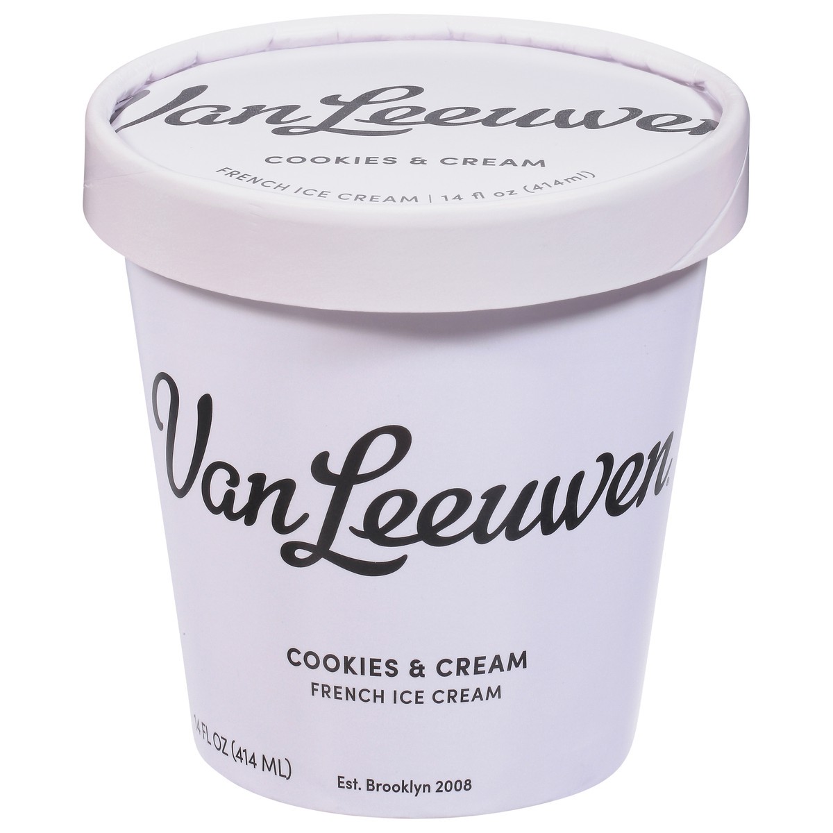 slide 1 of 9, Van Leeuwen French Cookies & Cream Ice Cream 14 fl oz, 14 fl oz