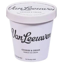 Van Leeuwen French Cookies & Cream Ice Cream 14 fl oz