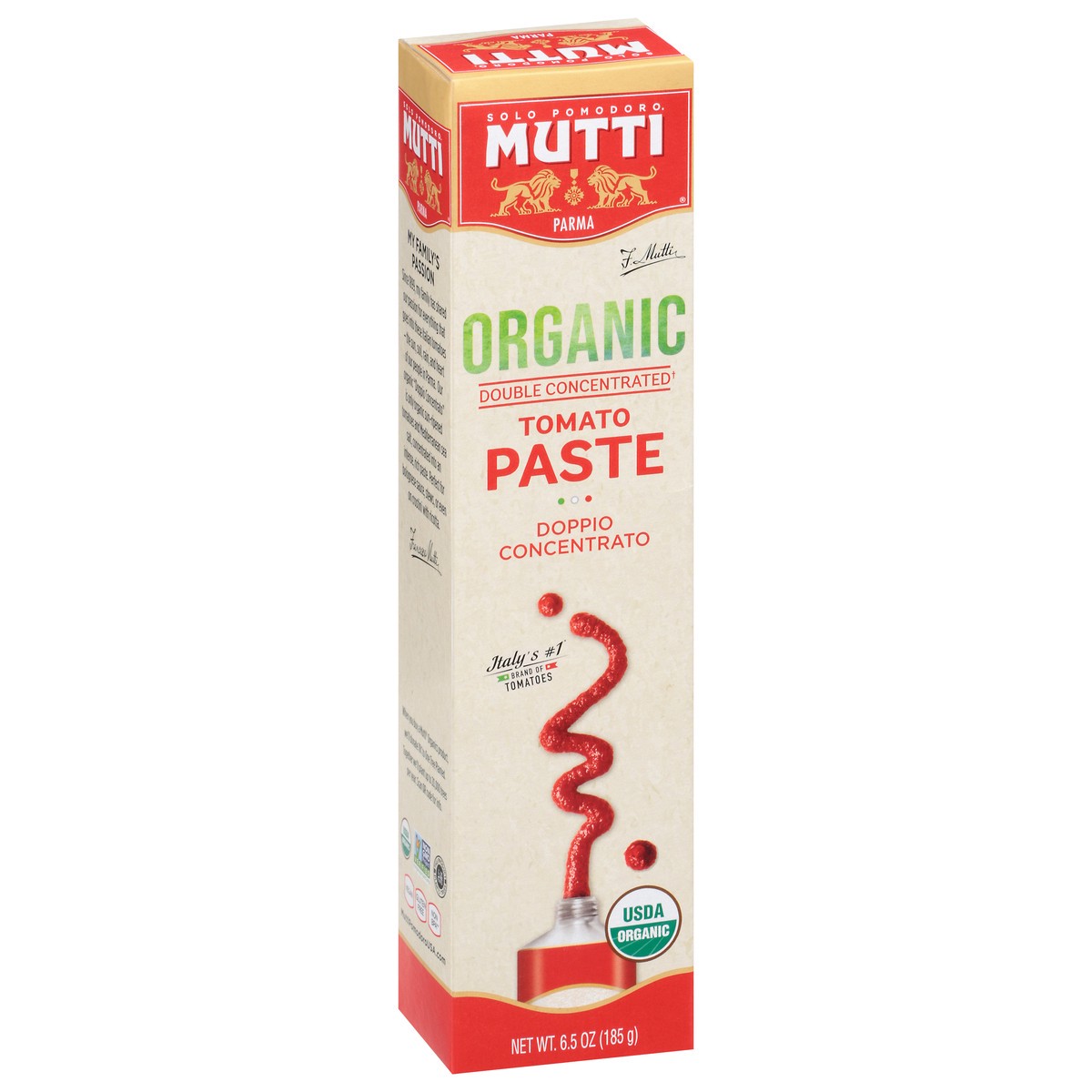slide 7 of 9, Mutti Organic Double Concentrated Tomato Paste 6.5 oz, 6.5 oz