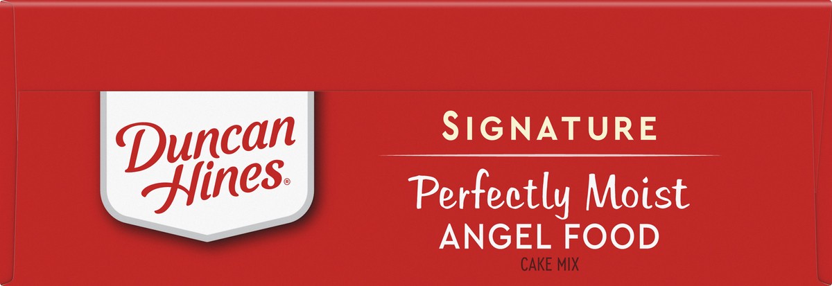 slide 8 of 10, Duncan Hines Signature Perfectly Moist Angel Food Cake Mix 16 oz, 14.5 oz