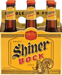 Shiner Bock Beer 6 x 12 fl oz Bottles