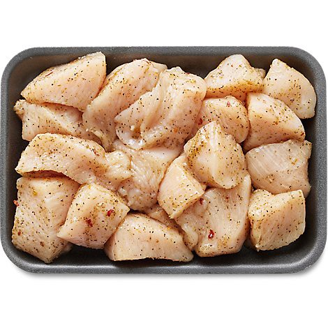 slide 1 of 1, Spade L Chicken Breasts Bites Seasoning - Lb, per lb