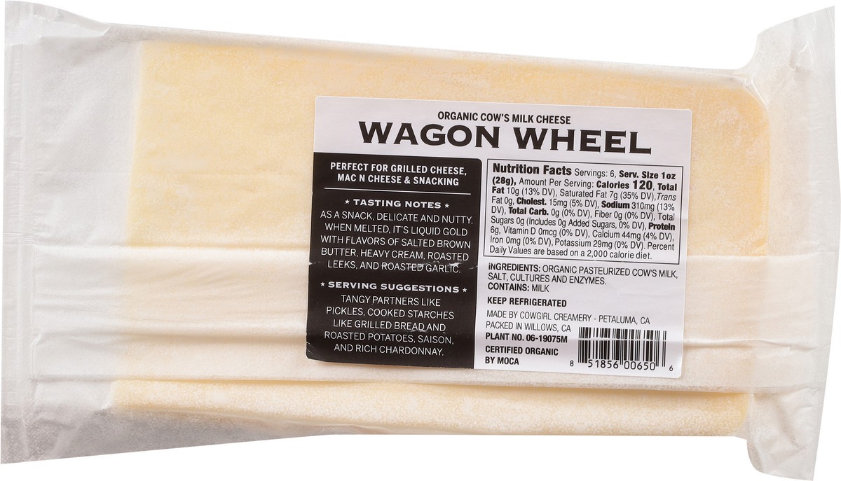 slide 8 of 14, Cowgirl Creamery Cheese, Wagon Wheel, 6 oz