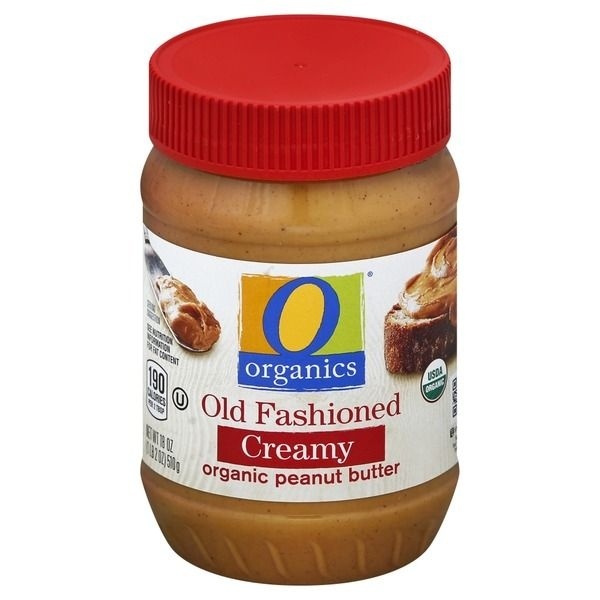 slide 1 of 1, O Organics Organic Peanut Butter Spread Old Fashioned Creamy, 18 oz