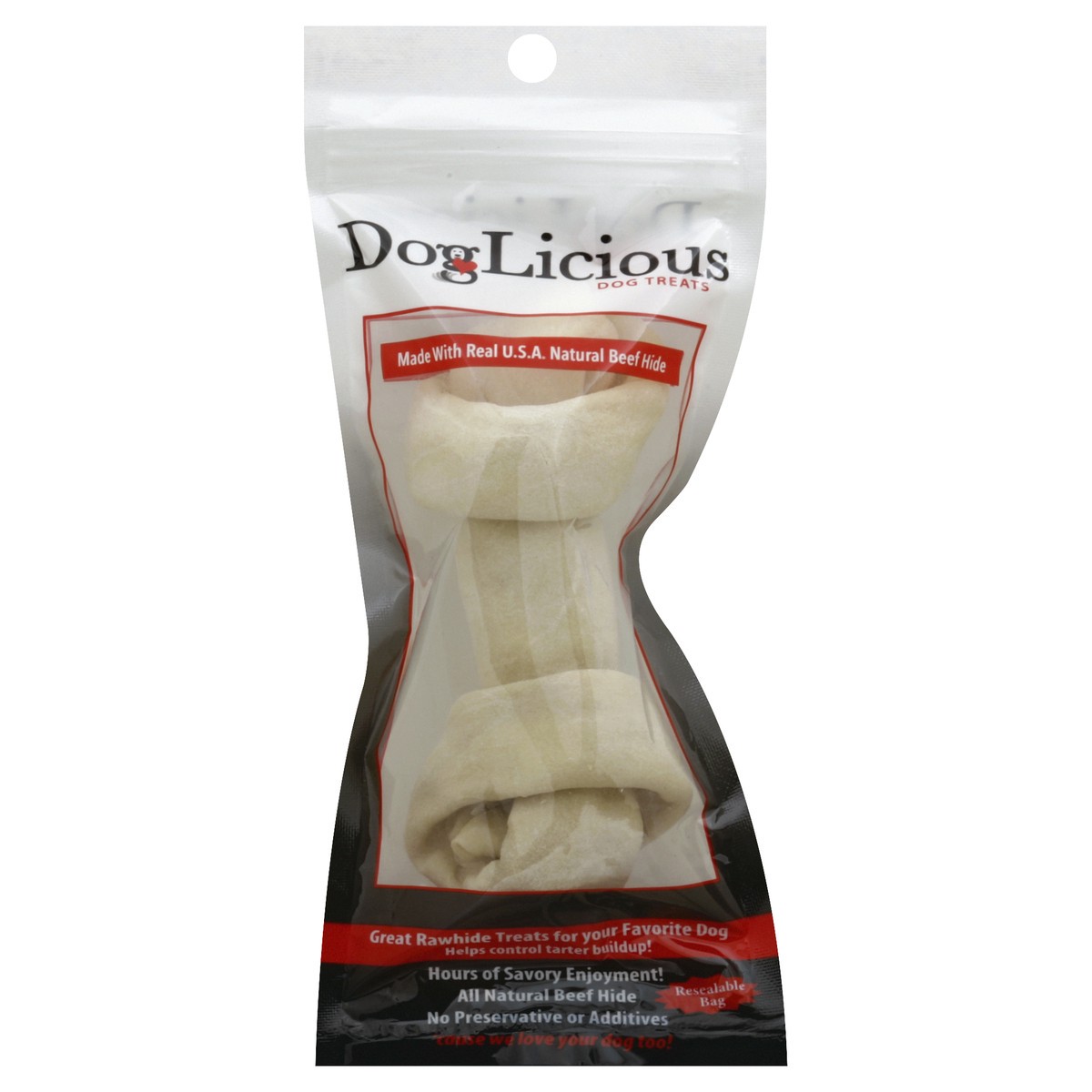 slide 3 of 3, Doglicious Canines White Bone, 1 ct