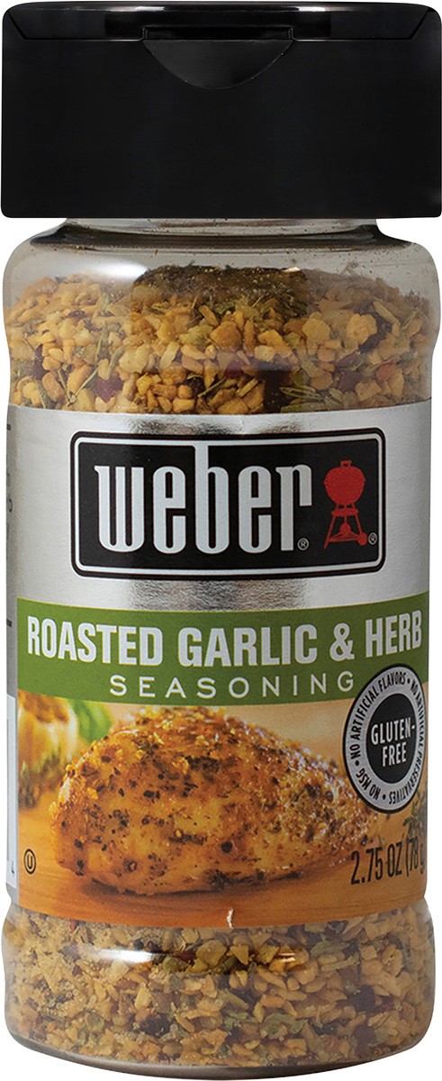 slide 2 of 7, Weber Roasted Garlic & Herb Seasoning 2.75 oz, 2.75 oz