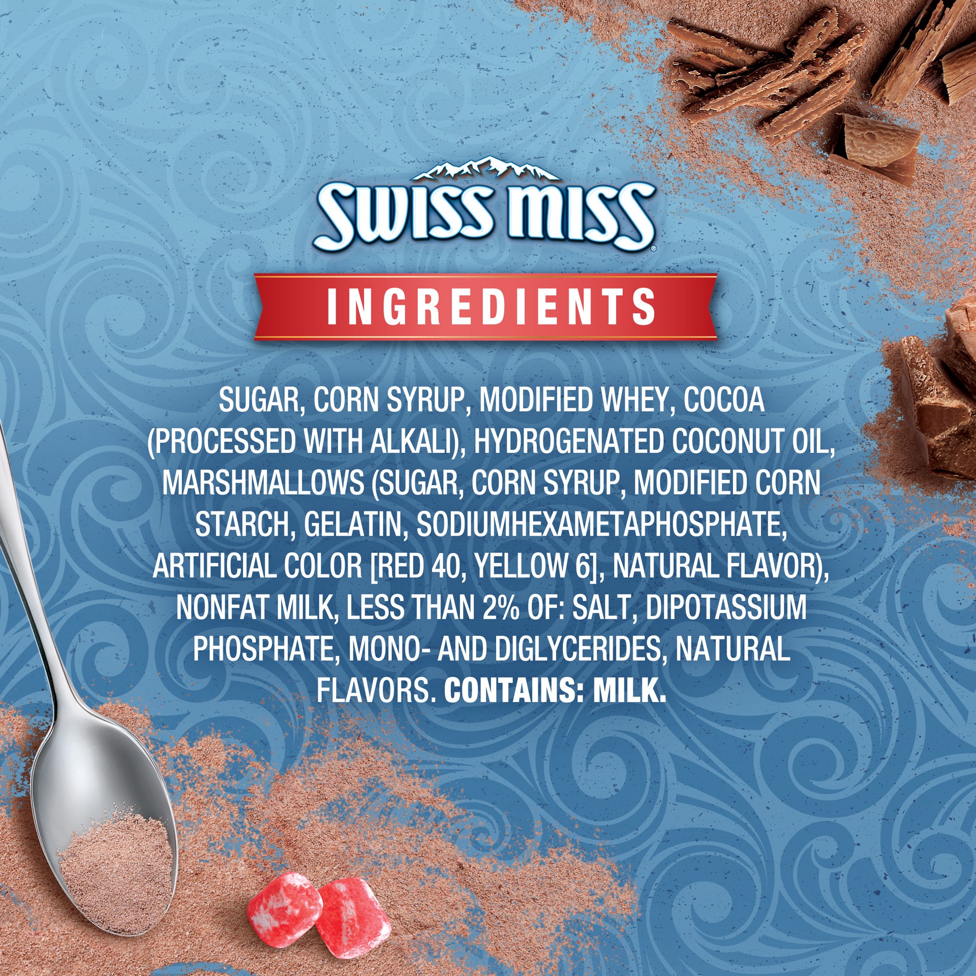 slide 3 of 5, Swiss Miss Peppermint Flavored Hot Cocoa Mix 6 ea, 6 ct