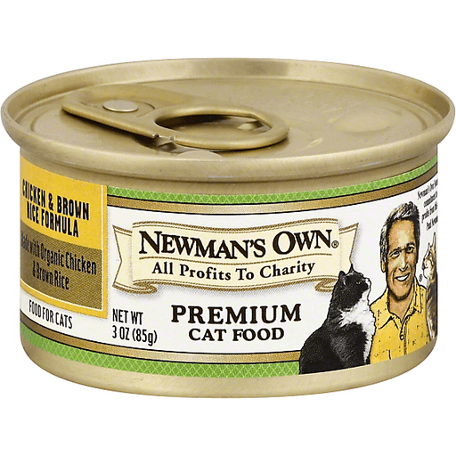 slide 2 of 2, Newman's Own Organics Chicken Brown Rice Wet Cat Food, 3 oz