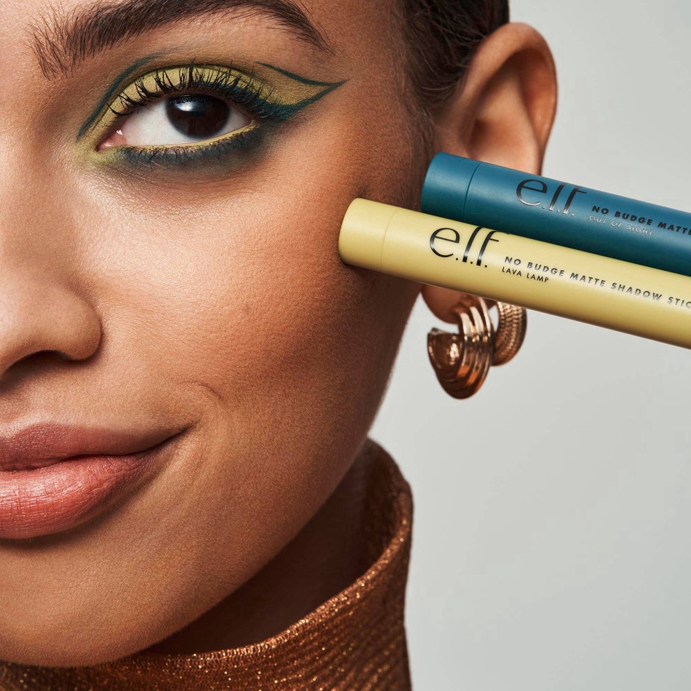 slide 7 of 9, e.l.f. No Budge Matte Eyeshadow Stick - Cool Beans - 0.05oz, 0.19 oz