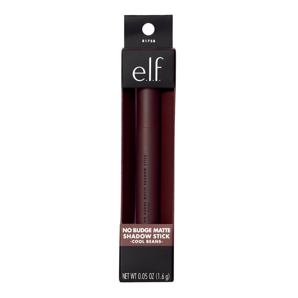 slide 3 of 9, e.l.f. No Budge Matte Eyeshadow Stick - Cool Beans - 0.05oz, 0.19 oz