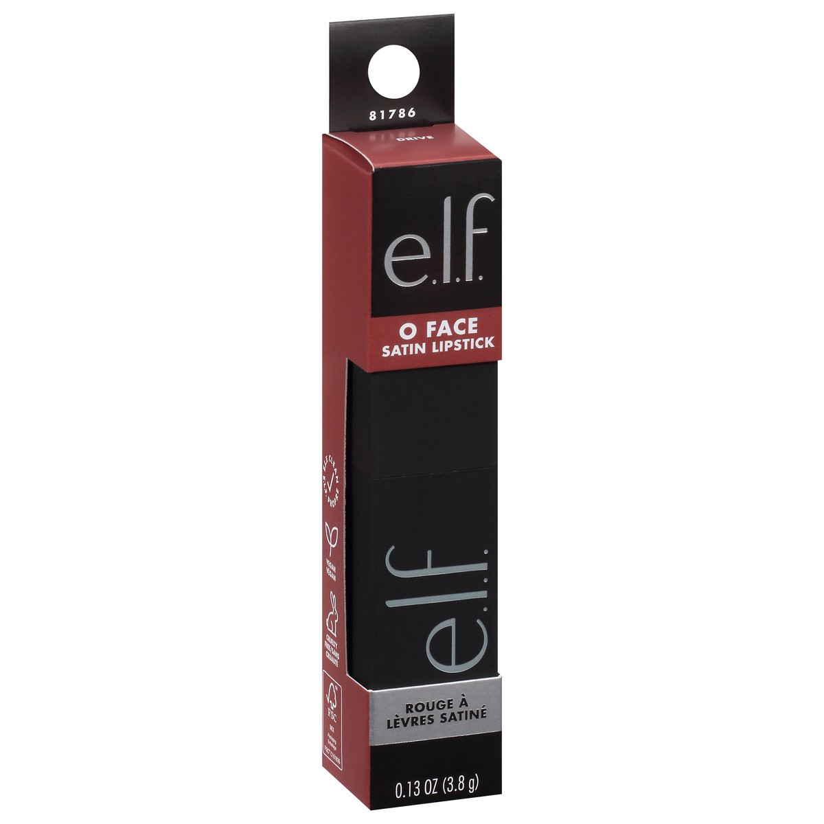 slide 9 of 9, e.l.f. Drive O Face Satin Lipstick 0.13 oz, 0.13 oz