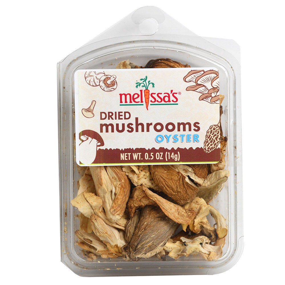 slide 1 of 1, Melissa's Oyster Dried Mushrooms, 0.5 oz