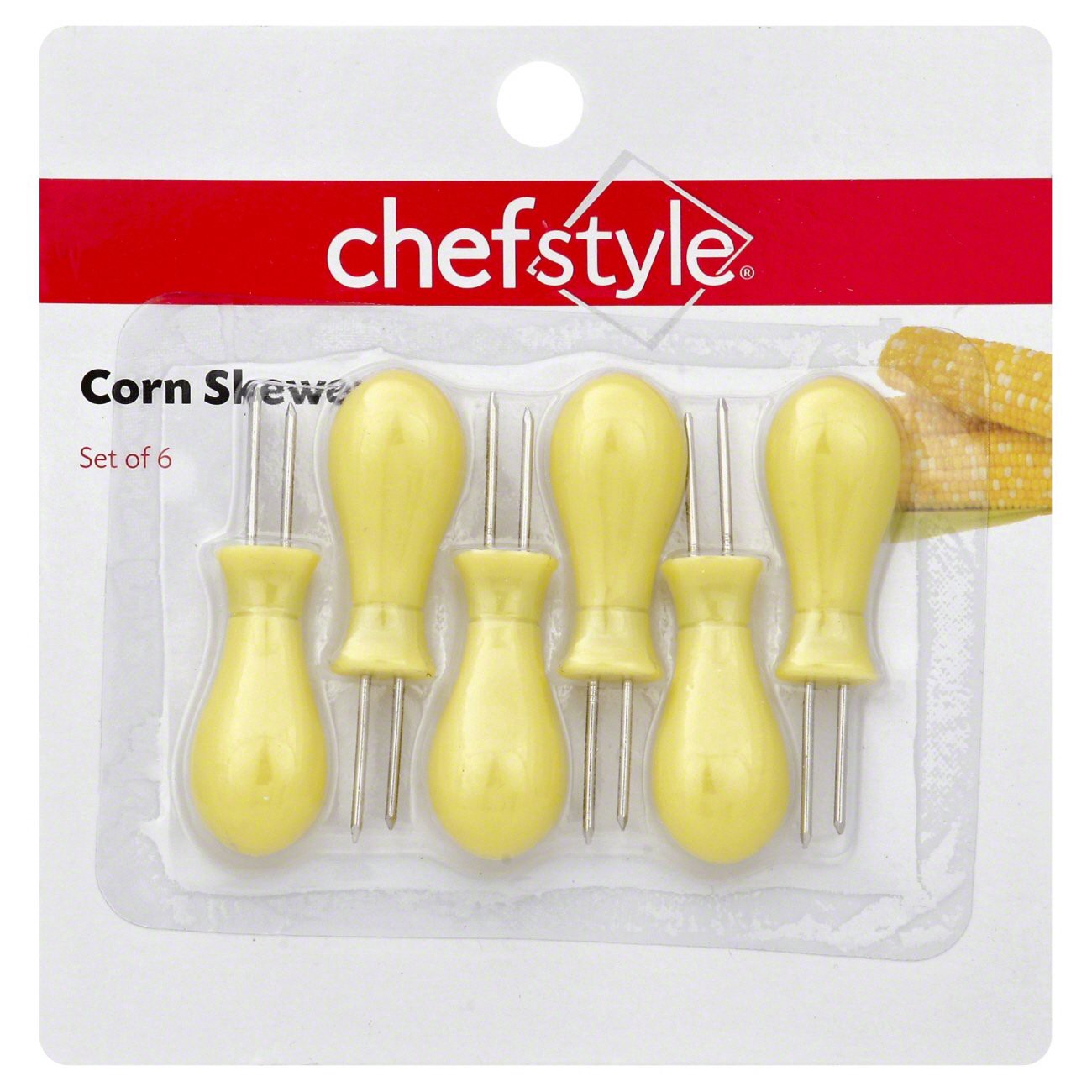 slide 1 of 1, chefstyle Jumbo Corn Skewers, 6 ct