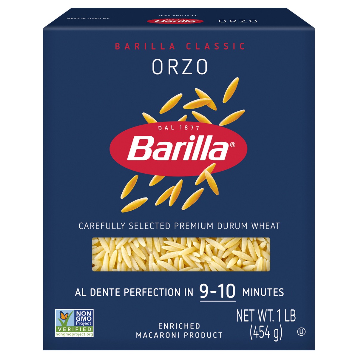 slide 1 of 9, Barilla Orzo 1 lb, 1 lb