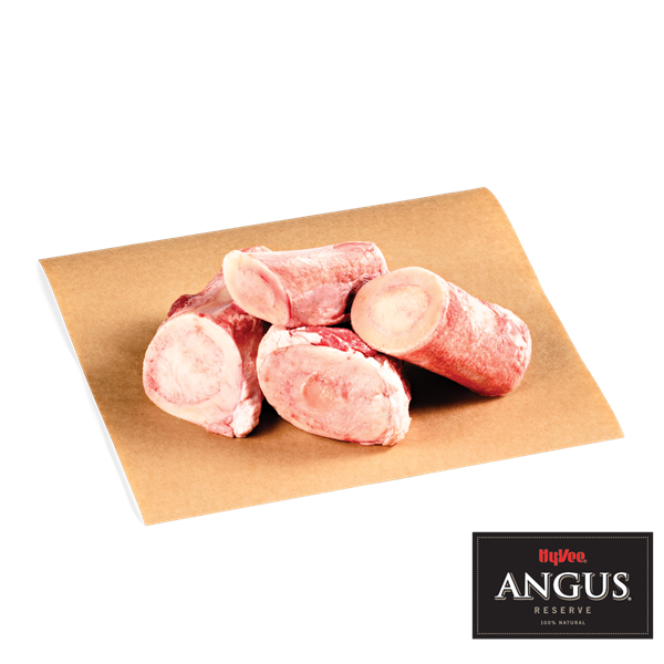 slide 1 of 1, Hy-Vee Angus Reserve Beef Marrow Bones, per lb