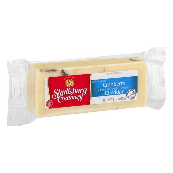 slide 1 of 1, Shullsburg Creamery Cranberry Chipotle Cheddar Cheese, 8 oz