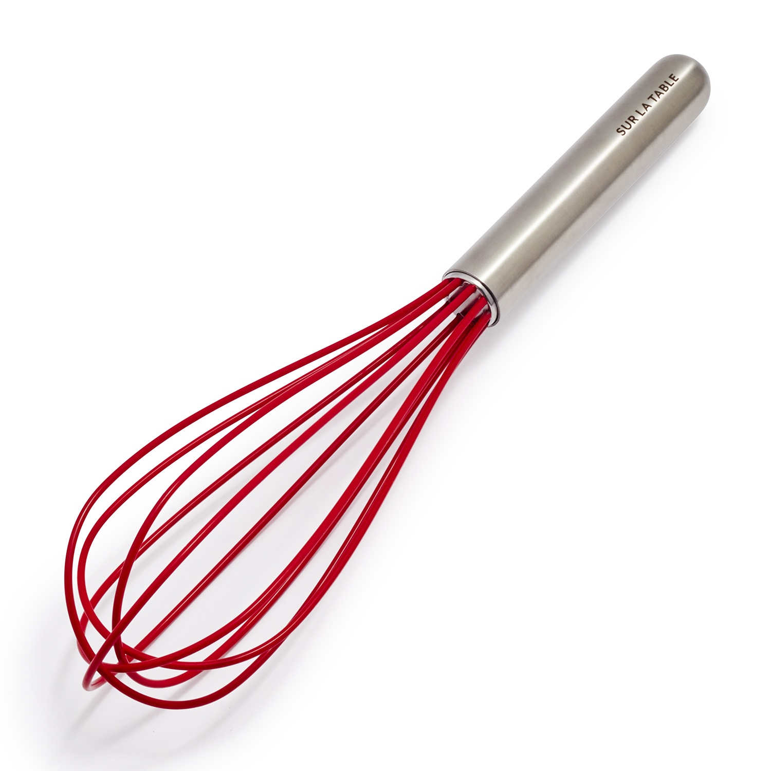 slide 1 of 1, Sur La Table Silicone Whisk, Red, 1 ct