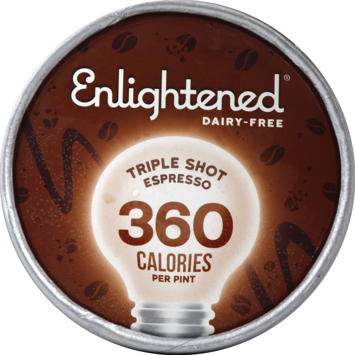 slide 2 of 6, Enlightened Frozen Dessert, Triple Shot Espresso, 1 pint