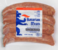 slide 1 of 1, Bavarian Meats Polish Sausage Links, 12 oz