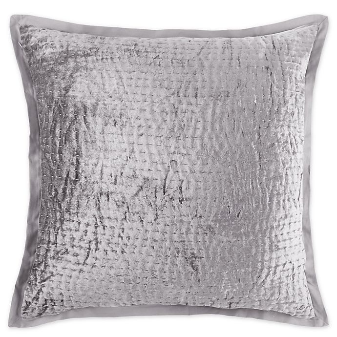 slide 1 of 2, Wamsutta Collection Velvet European Pillow Sham - Alloy, 1 ct