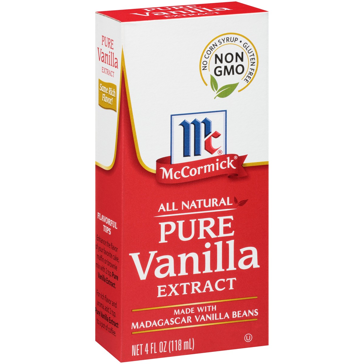 slide 5 of 9, McCormick All Natural Pure Vanilla Extract, 4 fl oz, 4 fl oz