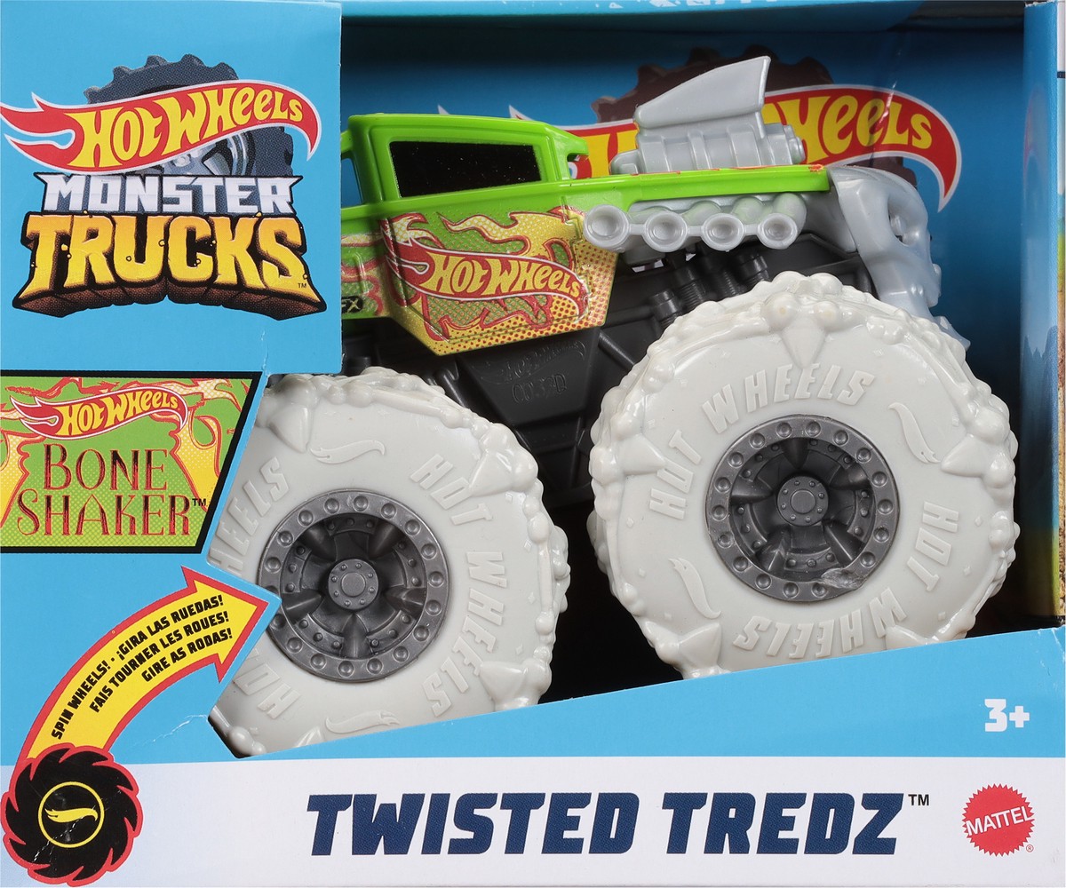 slide 7 of 9, Hot Wheels Twisted Tredz Bone Shaker Monster Trucks Toy 1 ea, 1 ea