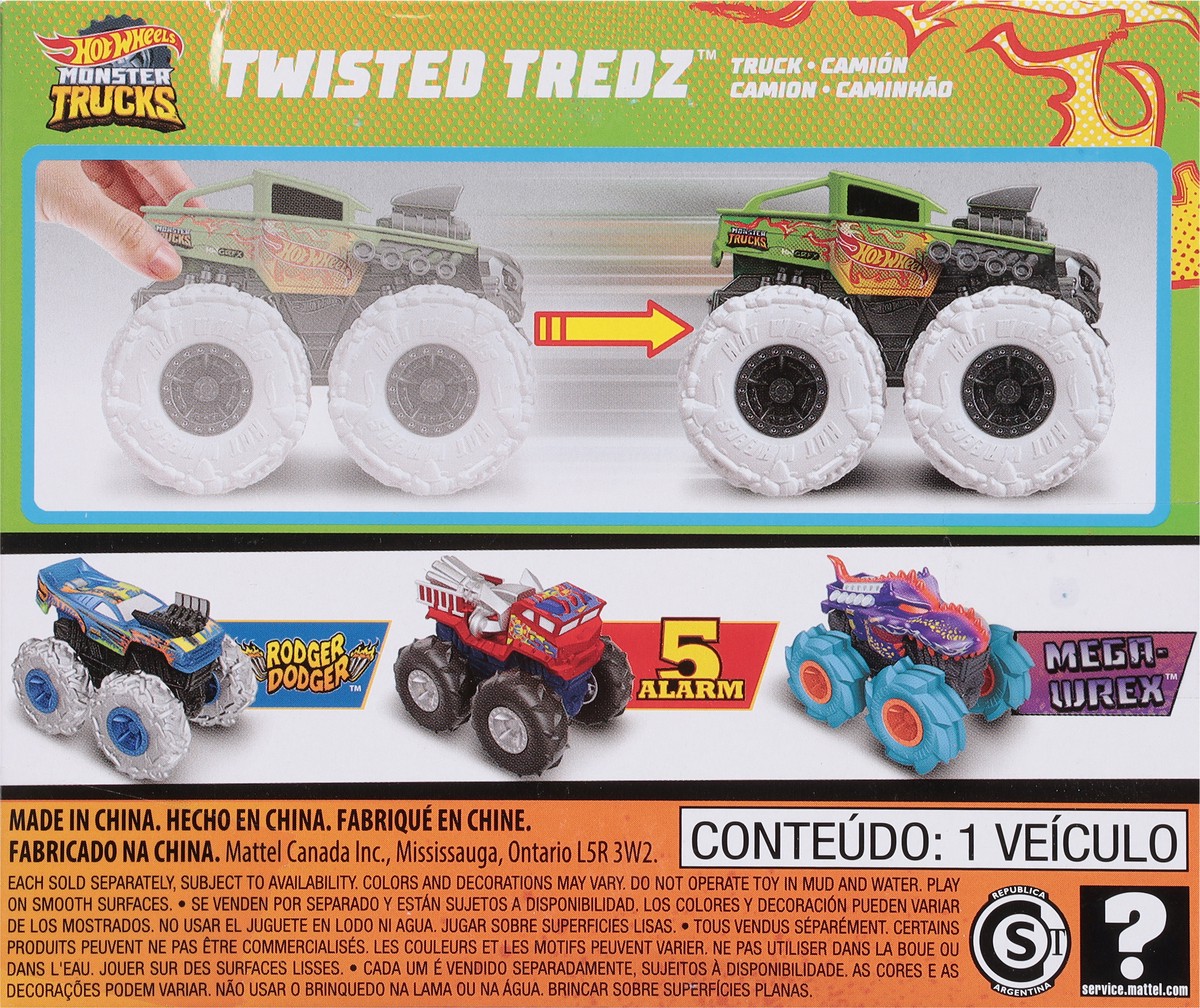 slide 8 of 9, Hot Wheels Twisted Tredz Bone Shaker Monster Trucks Toy 1 ea, 1 ea