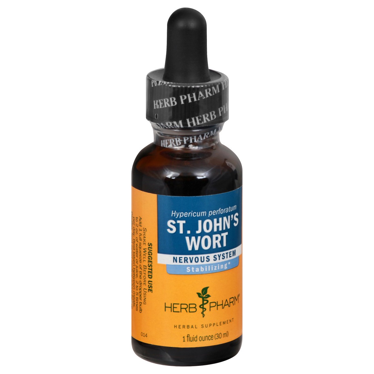 slide 2 of 9, Herb Pharm St. John''s Wort Nervous System Liquid Extract 1 oz, 1 oz