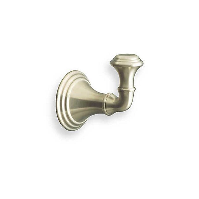 slide 1 of 1, Kohler Devonshire Brushed Nickel Robe Hook, 1 ct